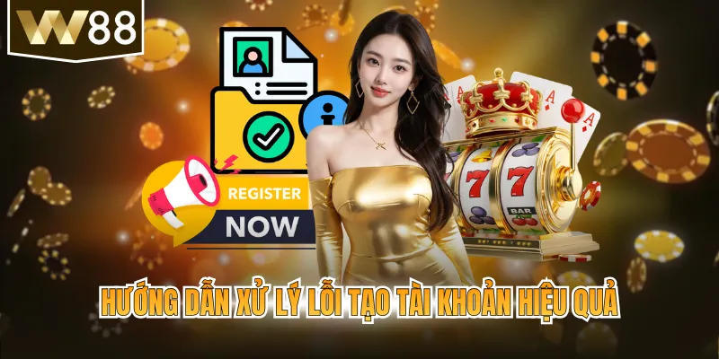 Hướng dẫn xử lý lỗi tạo tài khoản hiệu quả